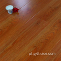 Piso laminado de prancha largo marrom de 7 mm